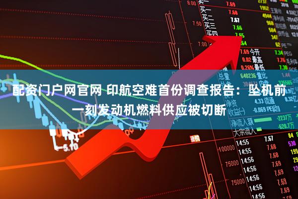 配资门户网官网 印航空难首份调查报告：坠机前一刻发动机燃料供应被切断